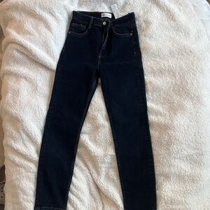 Zara Women's Midnight Blue Skinny Jeans